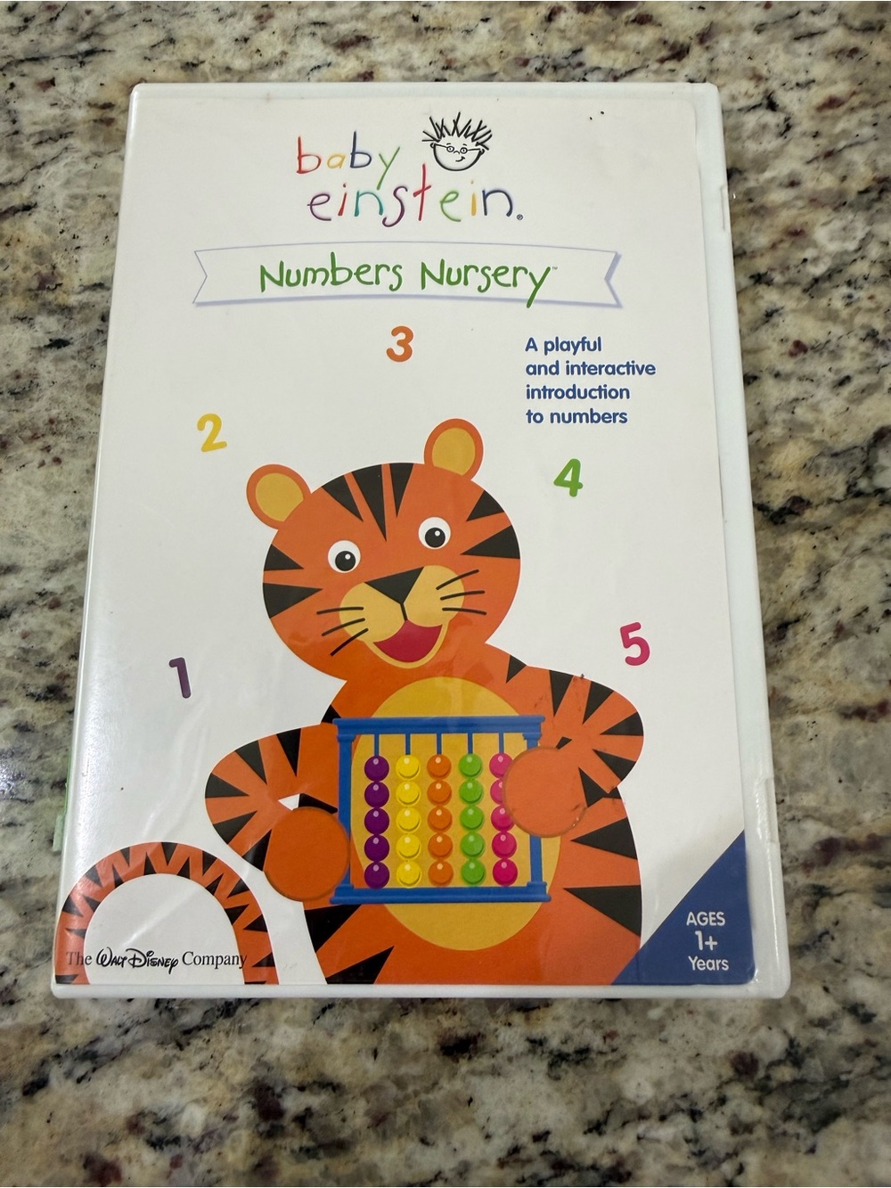 Baby Einstein Numbers Nursery DVD Disney Toddler Counting Educational Ages 1+